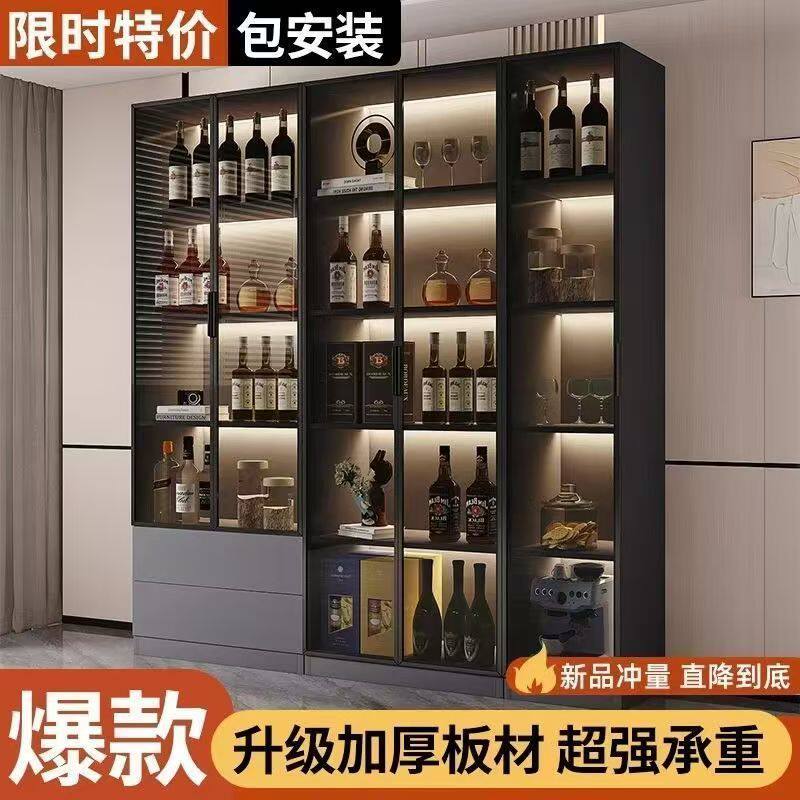玻璃门办公室靠墙展示文件柜