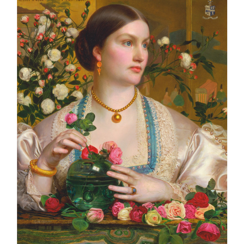 K606【英国】桑迪斯（Frederick Sandys）肖像绘画、版画高清图库