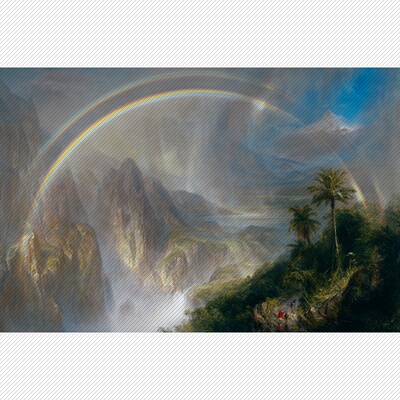 T408【美国】埃德温·丘奇（Frederic Edwin Church）油画图库