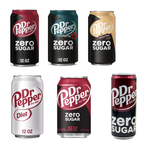美国进口DrPepper汽水无蔗糖