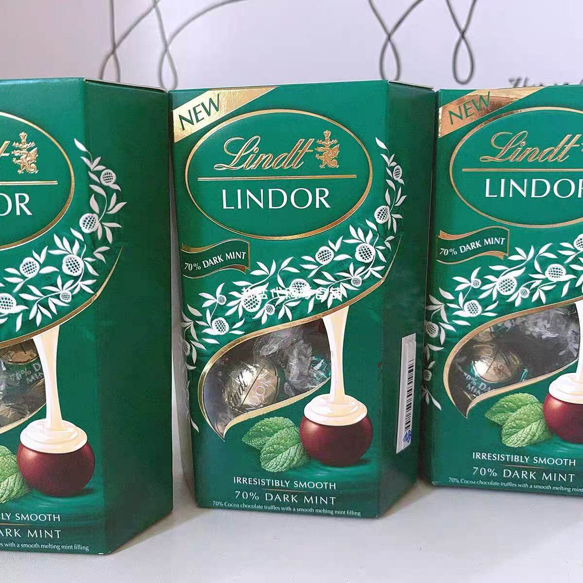 Lindor瑞士莲巧克力软心球200g黑白牛奶年货礼盒进口零食喜糖送礼