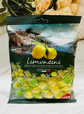 意大利进口LiKing薄荷柠檬味糖果150g强劲清凉新口气学生提神零食