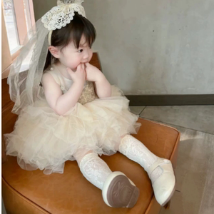 婴儿周岁公主裙女童生日高档礼服