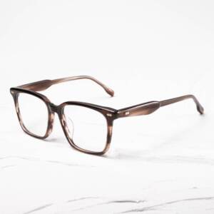 匠心JACQUES新品同款细方框JMM82RX6.0厚料板材镜框潮流豹纹眼镜