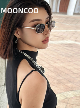 芈蔻高端金属太阳眼镜防紫外线高级感尼龙墨镜女士聚会拍照太阳镜