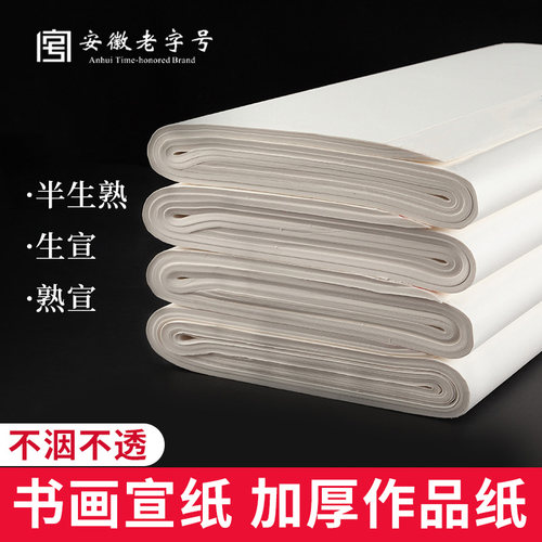 正宗加厚宣纸初学书法国画专用纸