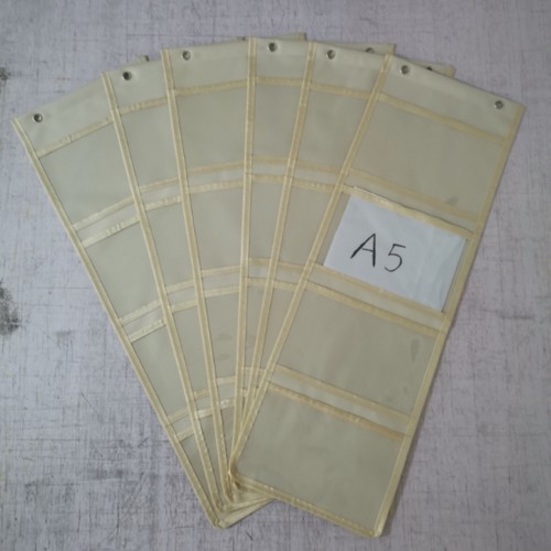 牛津布透明书袋墙挂A5