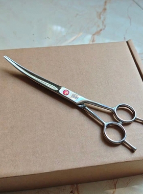 toby宠物美容剪刀直剪牙剪弯剪外观轻微划痕瑕疵清仓处理7/8英寸