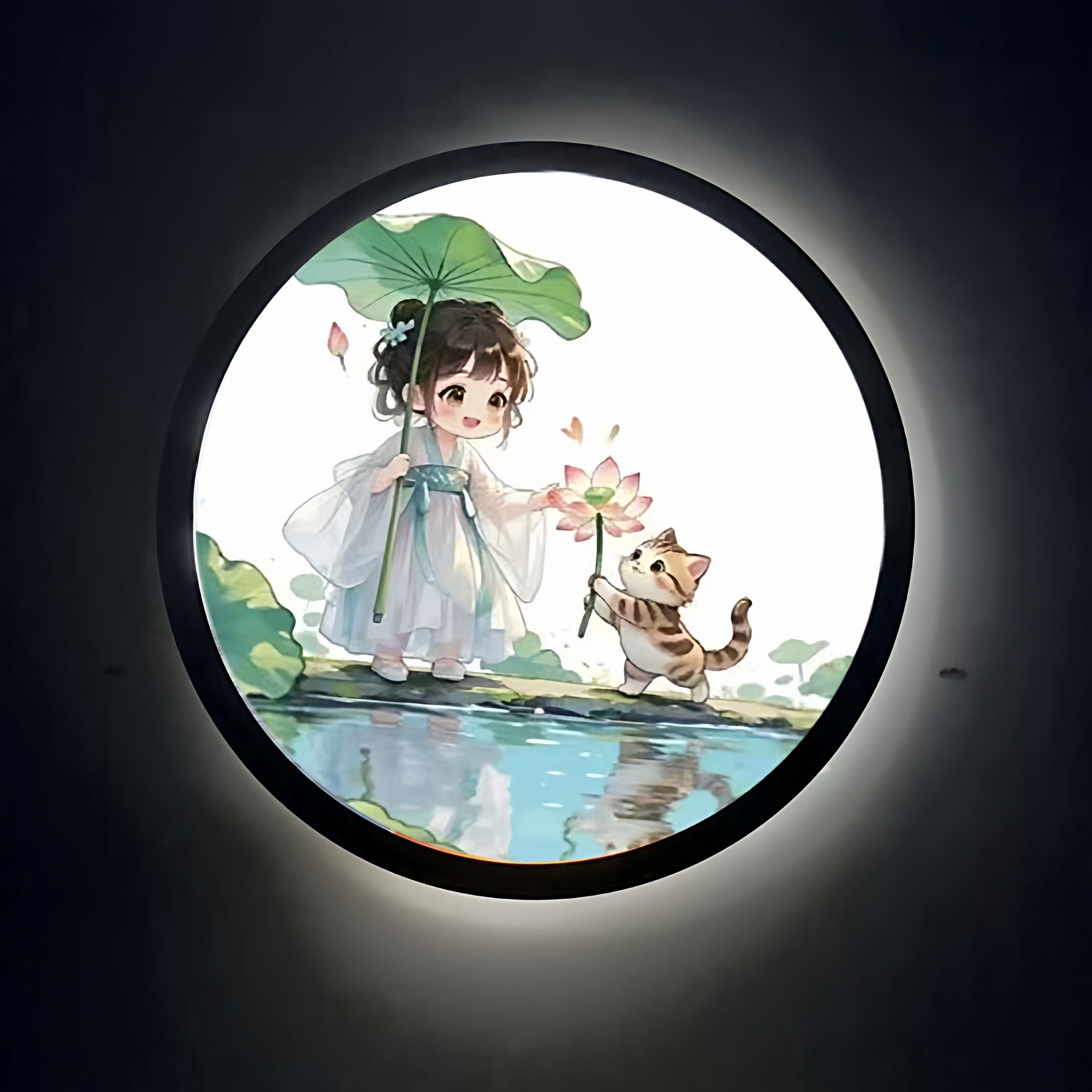 LED简约现代卡通壁画灯温馨卧室床头壁灯客厅背景墙灯走廊楼梯灯