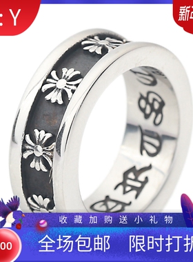 复古钛钢朋克风现货戒指新品