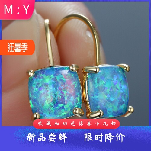 东大门韩国欧美风方形耳扣新品