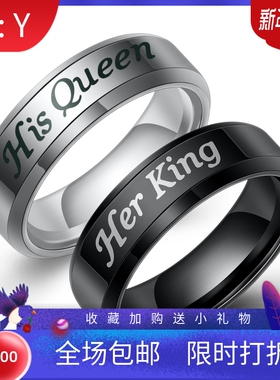 欧美风热销款现货情侣戒指