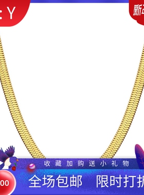 新款欧美跨境热卖4MM简约刀片钛钢项链个性不锈钢扁平蛇骨链项圈