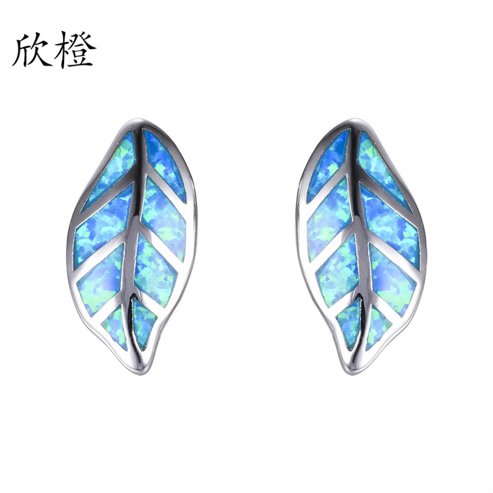 时尚欧美风进口opal欧泊澳宝大叶