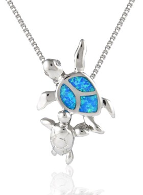 Tiktokins欧美风蓝色镶进口opal