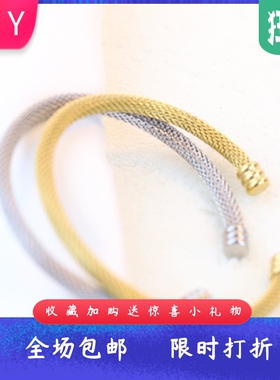 厂家欧美百搭简约5MM不锈钢钢丝
