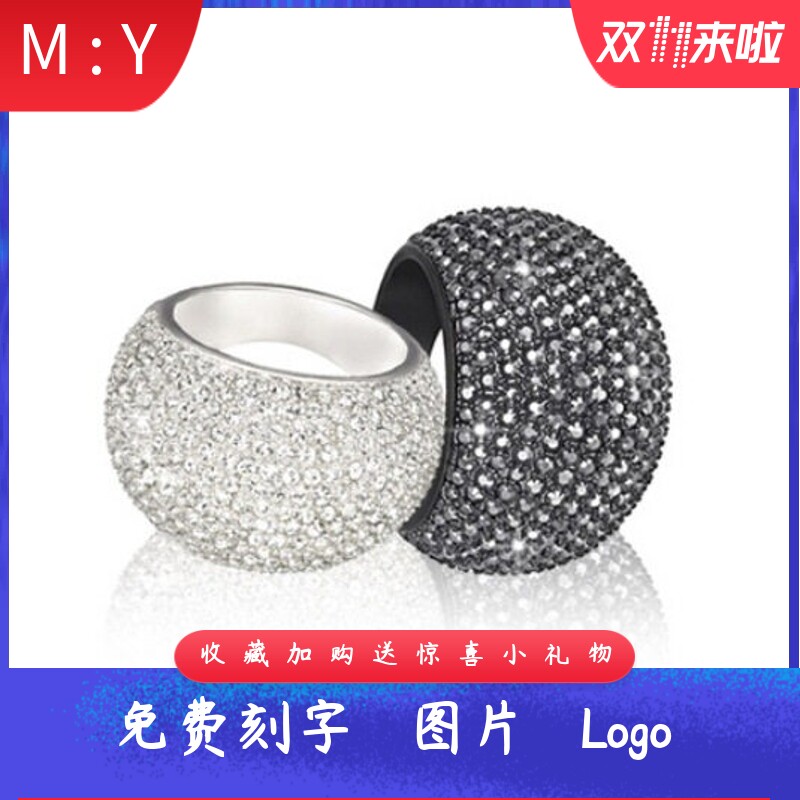 欧美风镶锆石女士款饰品现货戒指