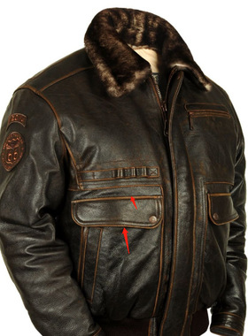 Produces designs fine leather coat men出品设计棕色男式皮外套