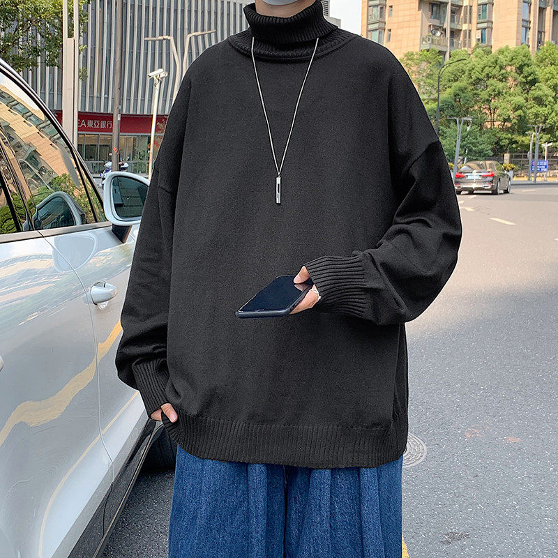 M-8xl加大码冬款男毛衣高领加厚保暖打底针织衫外套胖哥M60,男装针织衫/毛衣,星座1013-1