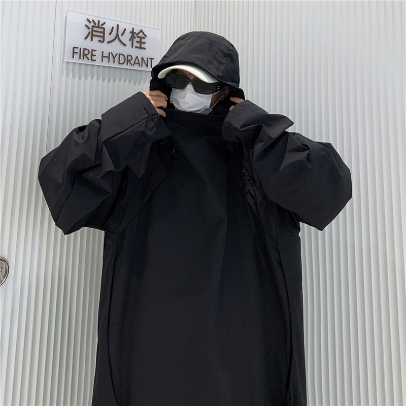 港风秋款男夹克高领连帽工装口袋小牛津冲锋衣外套JK8717P55,男装夹克,星座1013-1
