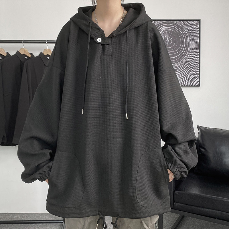 秋款男夹克衫连帽华夫格工装纯棉休闲外套J,男装夹克,星座1013-1