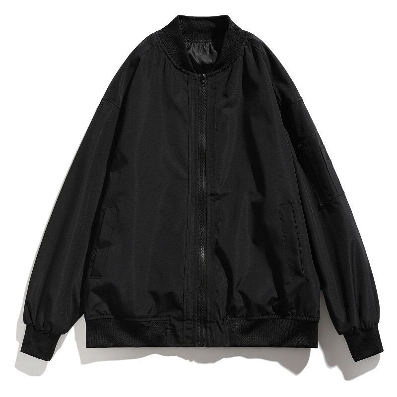 高品质秋款男夹克棒球立领飞行员拉链口袋冲锋衣休闲外套JK38P60,男装夹克,星座1013-1