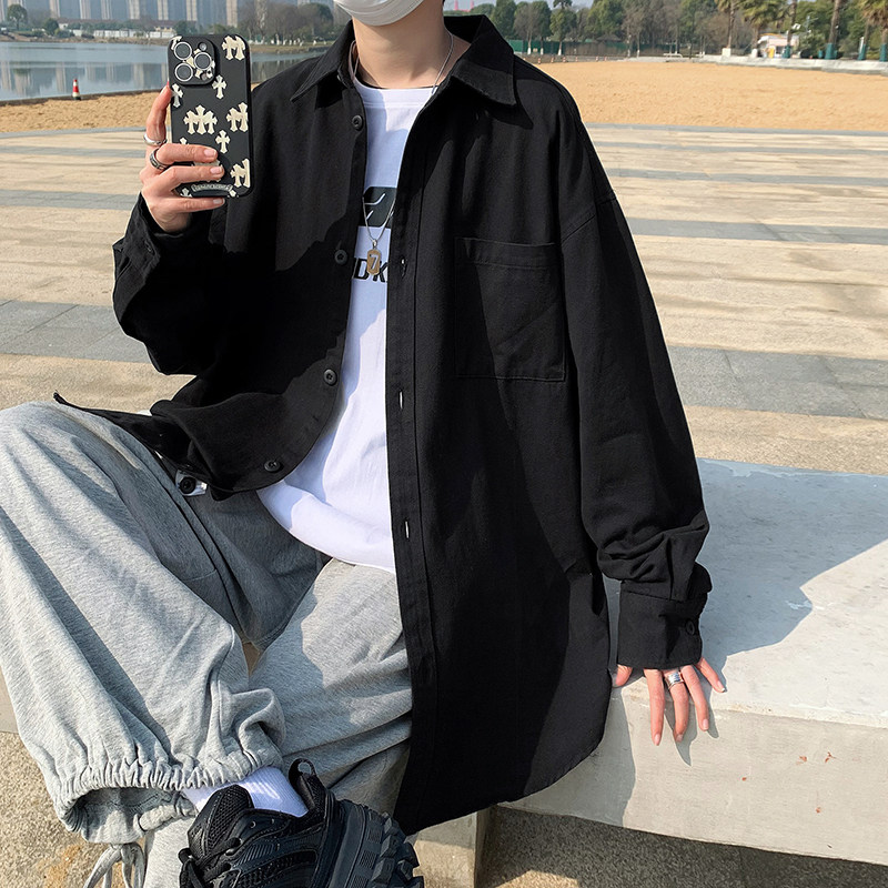 高品质春夏款男长袖衬衫纯棉休闲外套韩版衬衣CS021P45,男装衬衫,星座1013-1