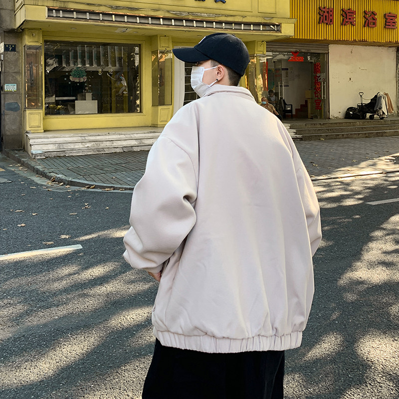 港风秋冬韩版男款毛呢短款夹克工装大口袋休闲大衣外套DY45,男装毛呢大衣,星座1013-1