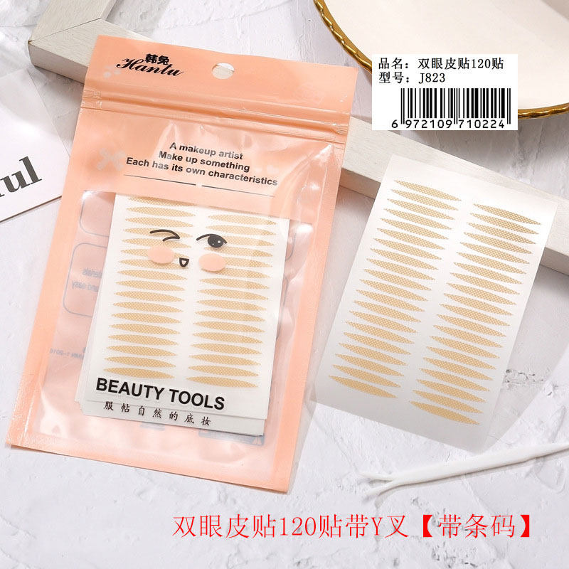 韩兔网纱蕾丝双眼皮贴防水防汗
