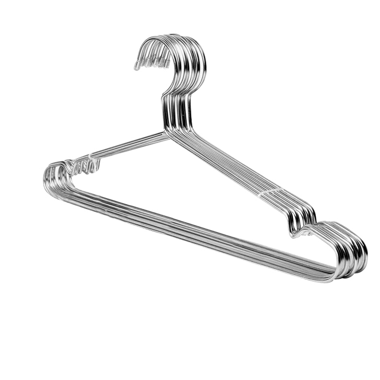 加粗实心防滑宿舍学生不锈钢衣架