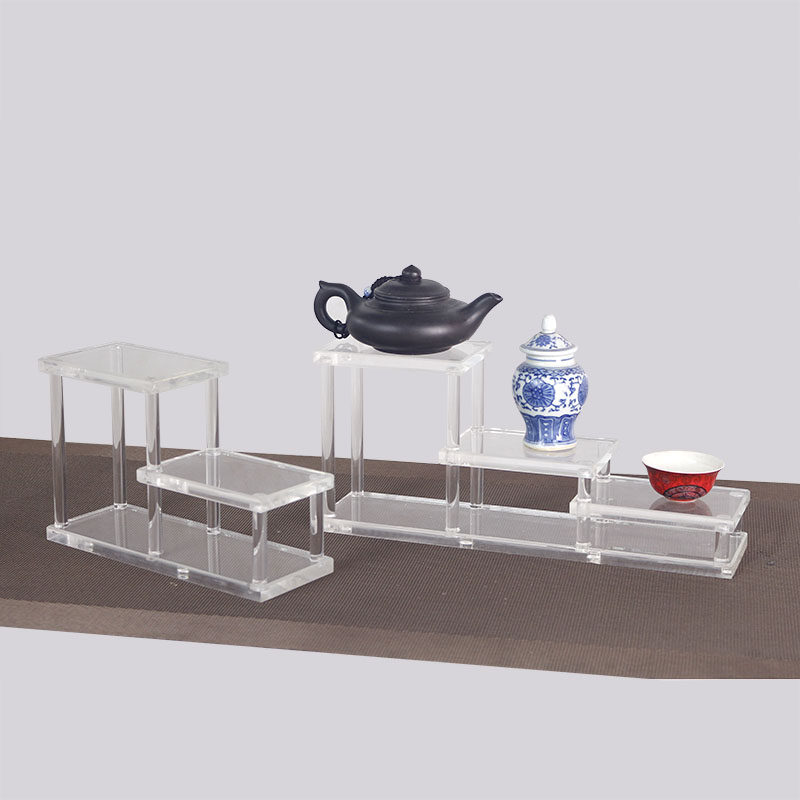 亚克力水晶博古架饰品托盘紫砂壶茶具底座摆件底托收纳展示置物架,住宅家具,多宝格/博古架,淘宝优惠券,粉丝福利购,淘宝优惠卷