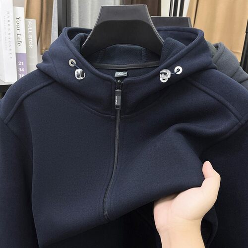 高端男装摇粒绒外套男秋季新款中