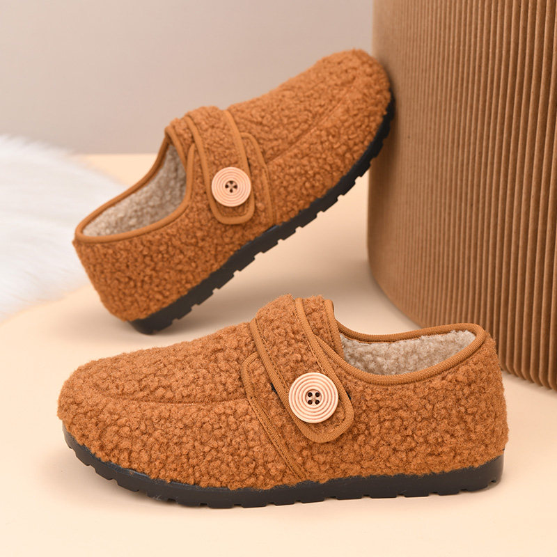 冬季老北京棉鞋女加绒保暖毛毛鞋加厚防滑豆豆鞋平底休闲妈妈棉靴,女鞋,棉鞋,淘宝优惠券,粉丝福利购,淘宝优惠卷