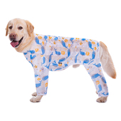 大狗衣服春夏款 金毛拉布拉多中大型犬胖狗防掉毛居家四脚睡衣 薄款