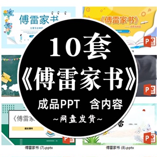 名著导读成品PPT课件模板 中小学读后感读书分享会文学经典赏析