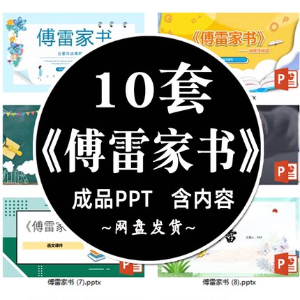 名著导读成品PPT课件模板 中小学读后感读书分享会文学经典赏析