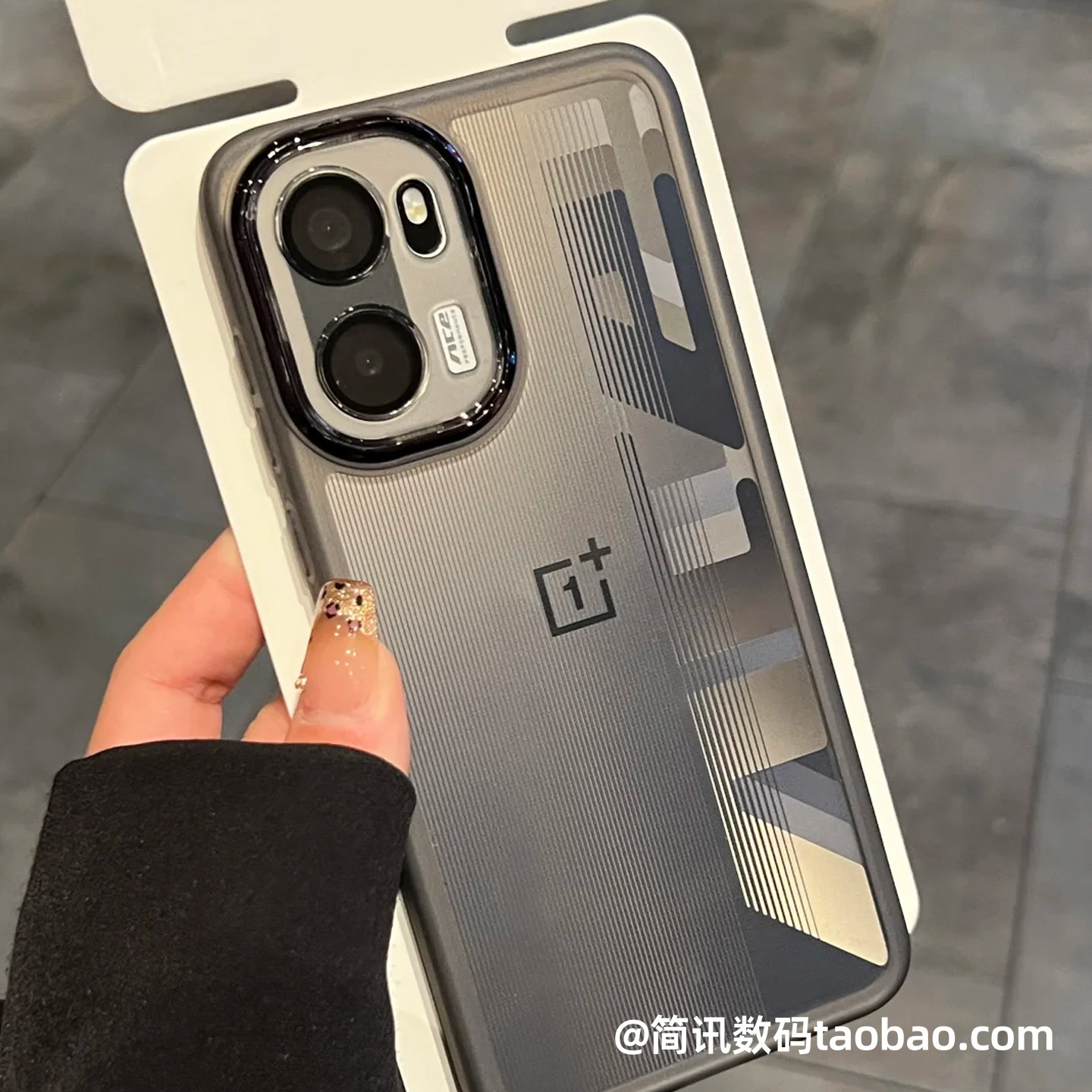 适用一加Ace6T手机壳镜头膜全包防刮花OnePlusAce5pro/Ace3透黑软壳1+15/13T保护套软硅胶防摔12简约新款男女