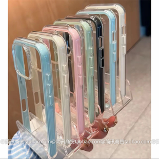 mate80 70pro双层三合一适用华为nova9 12手机壳pura70透明女p60保护套撞色边框p50e加厚防摔韩风男