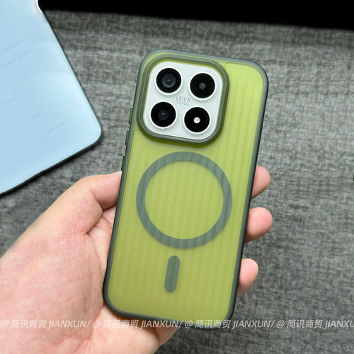 爆款琥珀绿瓦楞磁吸适用苹果16promax手机壳15pro全包防摔耐脏保护套iphone14/13/12肤感冰雾紫17p软边硬壳新