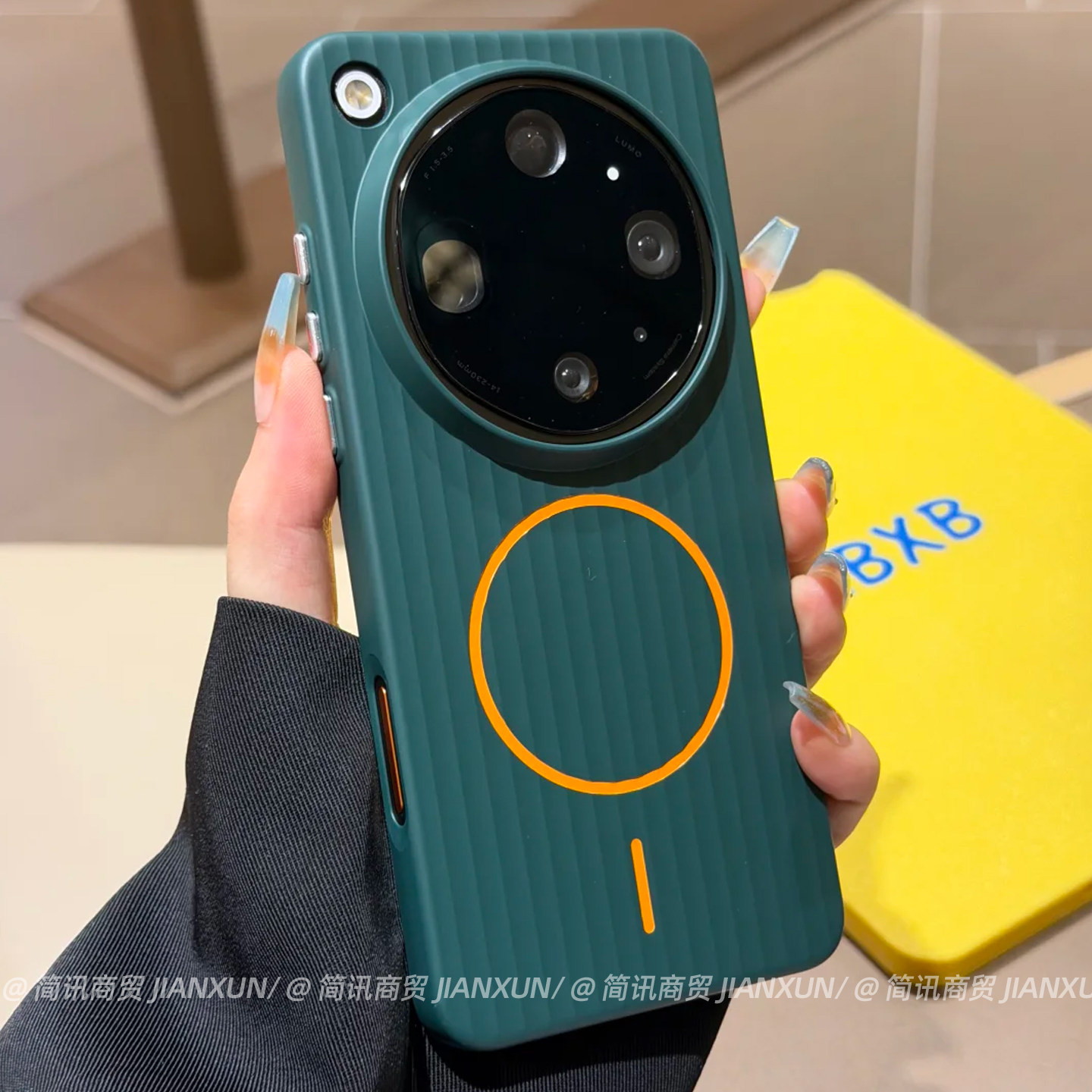瓦楞磁吸适用小米17ultra手机壳xiaomi15ultra高级祖母绿保护套14pro全包防摔17promax轻薄肤感15男女情侣m13