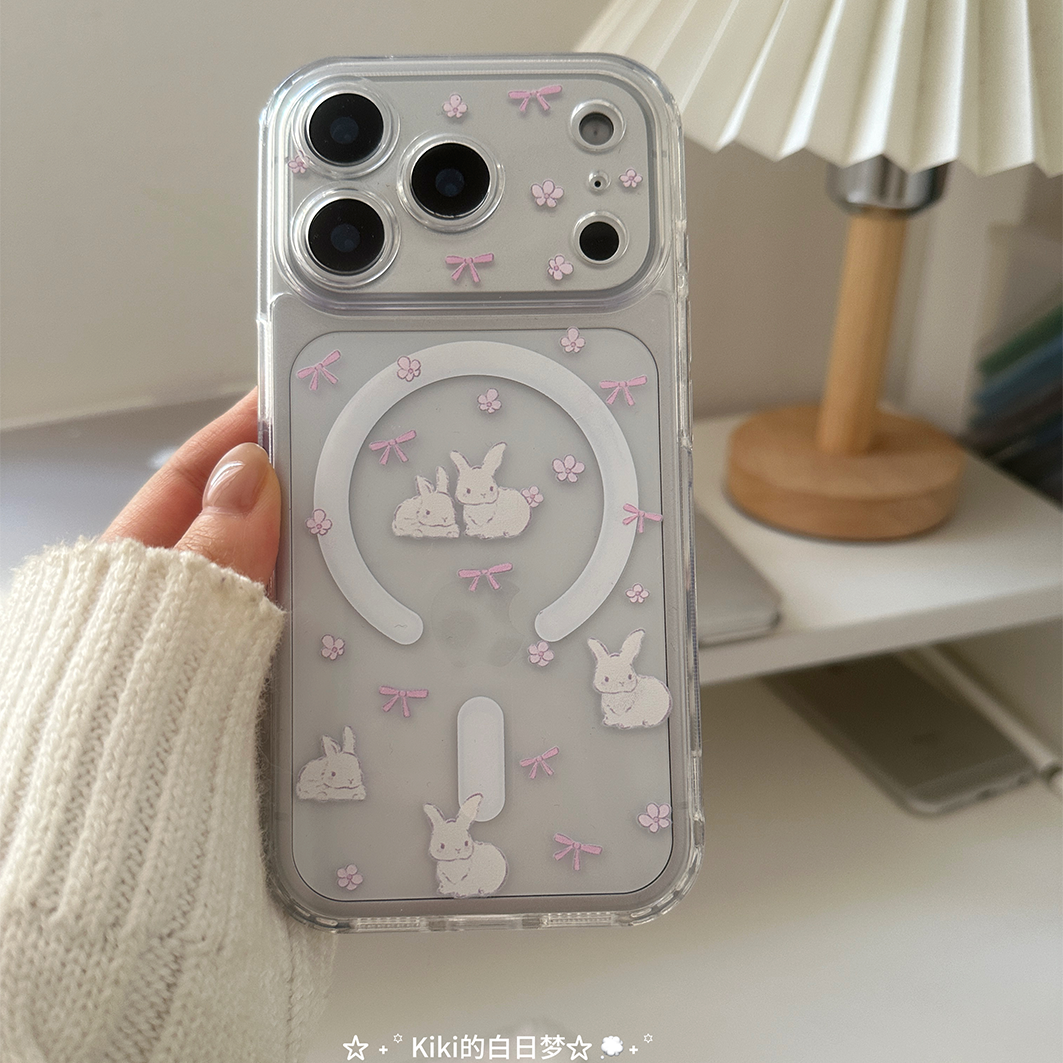 kiki白日梦原创手机壳奶黄蝴蝶结小花磁吸支架亚克力星空防摔高透明适用苹果iphone1314promax可爱手机亚克力,3C数码配件,手机保护套/壳,淘宝优惠券,粉丝福利购,淘宝优惠卷