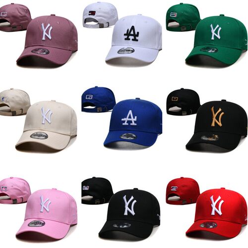 新款情侣棉布棒球帽外贸防晒遮阳NY运动调节帽LA潮流百搭鸭舌帽子