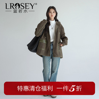 蓝若水羊羔绒外套韩版显瘦保暖