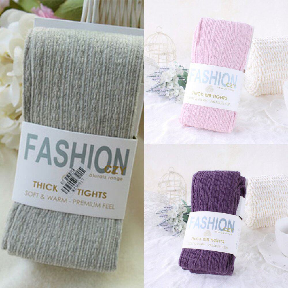 袋装日韩加厚连裤袜子踩脚打底袜裤精梳棉针织袜麻花条纹包邮