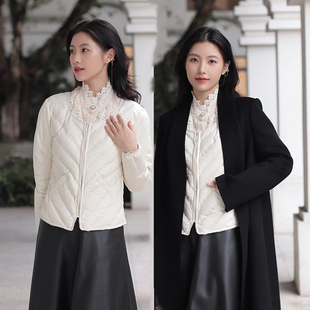 轻薄羽绒服内胆女短款修身马甲打底背心显瘦贴身内搭羽绒服女内穿