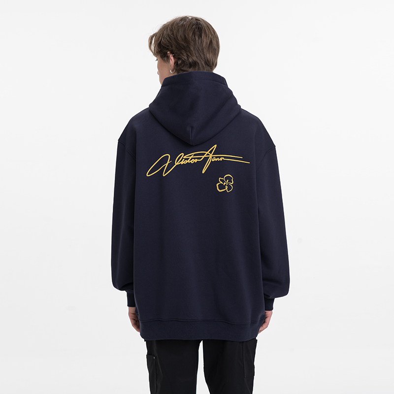 Endweep宽松休闲背面小花卫衣