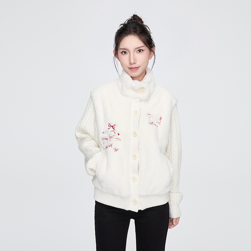 KSXN冬季毛绒立领外套