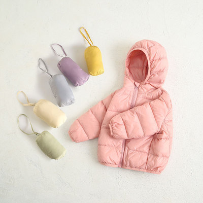 2025新款轻薄款儿童羽绒服国标90白鸭绒童装羽绒服外套男女童外套