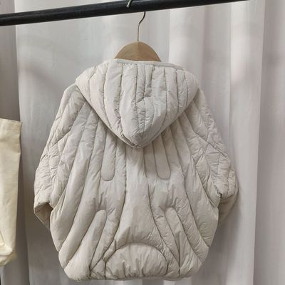亲子装轻薄款连帽羽绒服儿童男童女童中长童90白鸭绒秋冬外套保暖