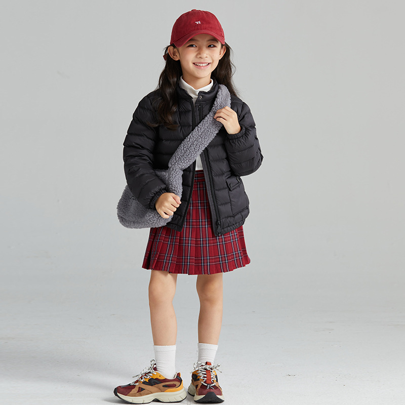170码小满鹅kids童装儿童羽绒服24冬新款男女童中大童轻薄羽绒服